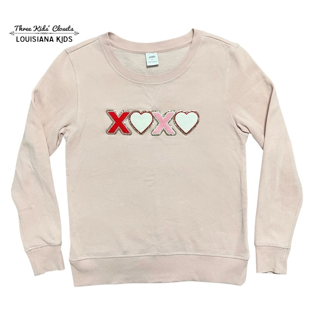 Amazon Essentials XS Women’s XOXO Hearts Hugs & Kisses Sweatshirt